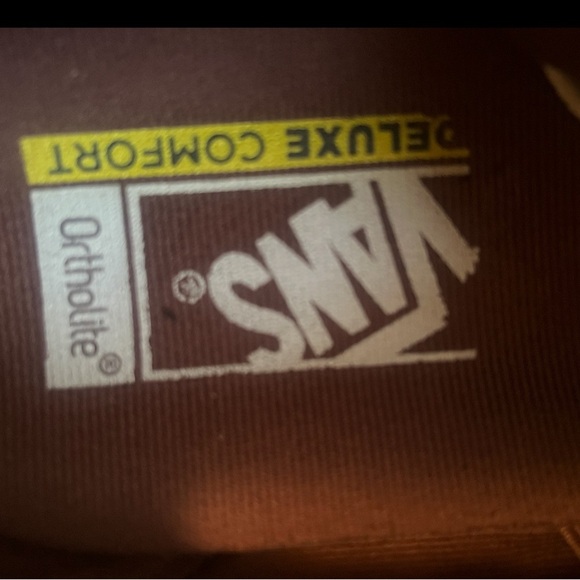 Vans Men's Brown Canvas Sneakers - Picture 5 of 6